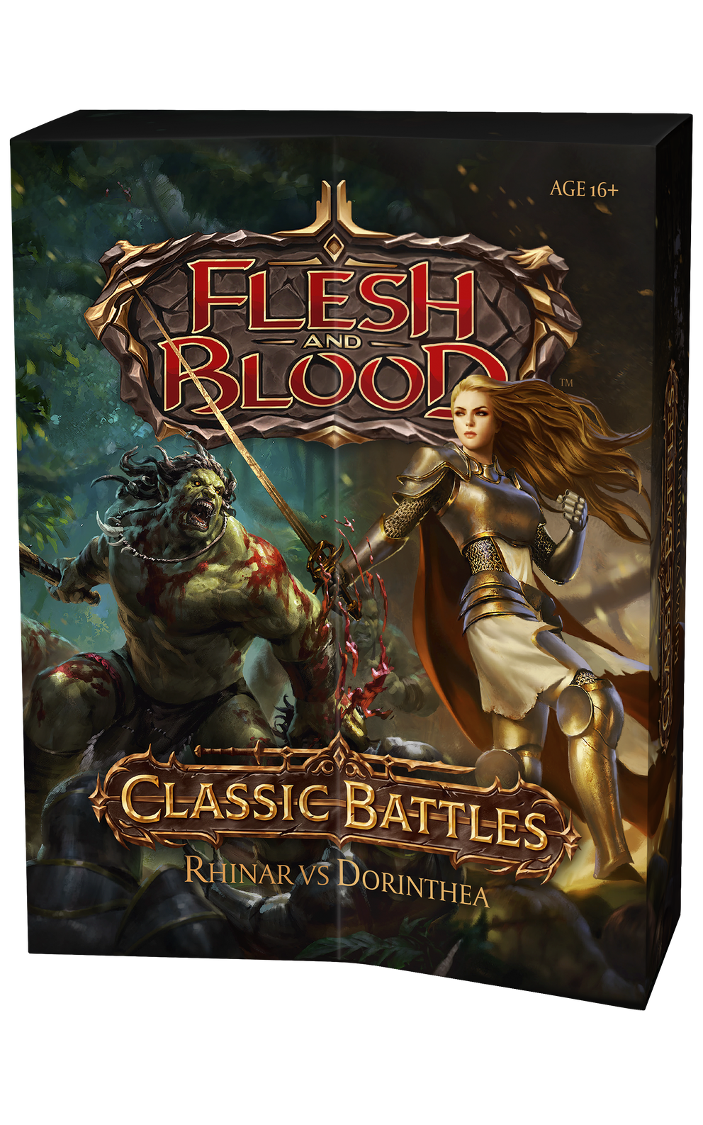 Flesh and Blood Classic Battles Rhinar vs Dorinthea