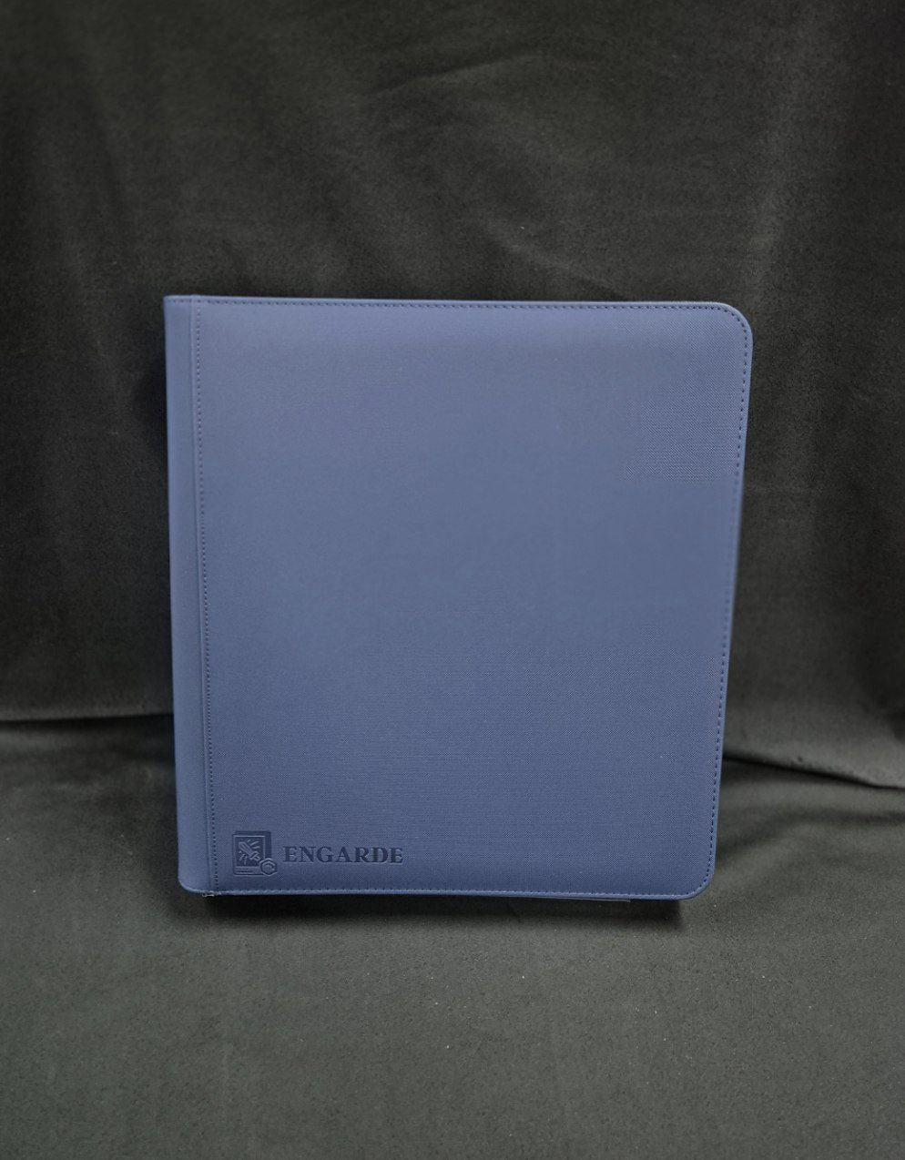 Engarde - 24 Pocket Premium Leather Binder (Blue)