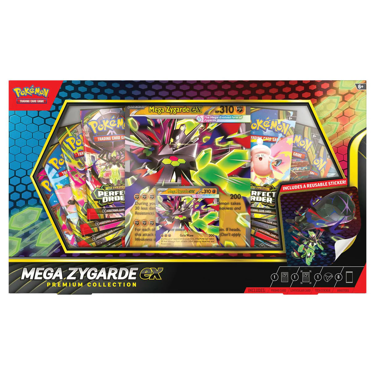 Pokemon TCG: Mega Evolution-Perfect Order Mega Zygarde ex Premium Collection