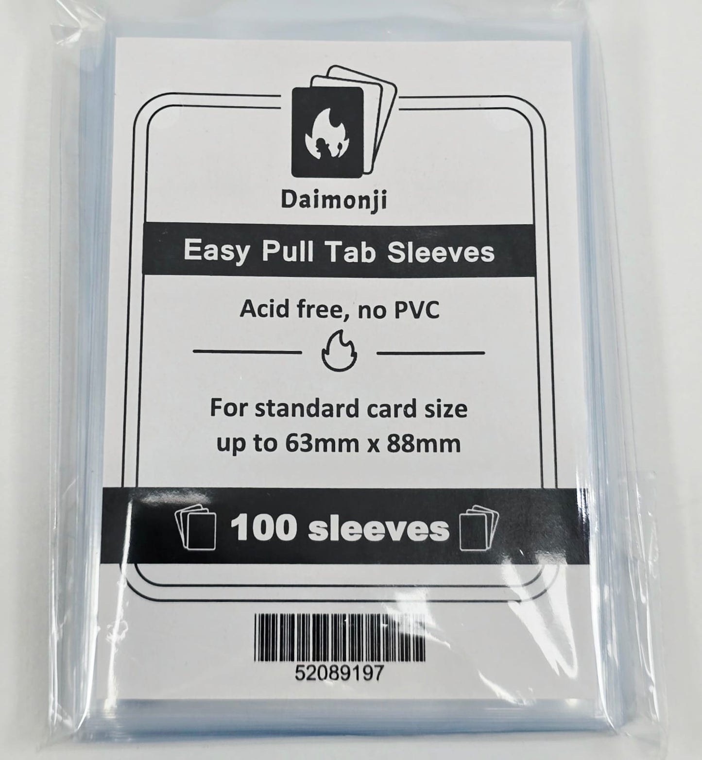 Daimonji Easy Pull Tab Sleeves