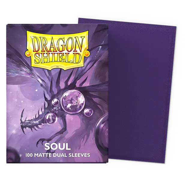 Dragon Shield 100 - Standard Deck Protector Sleeves - Dual Matte - Soul
