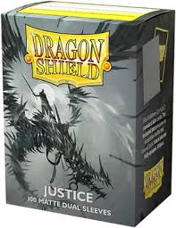 Dragon Shield 100 - Standard Deck Protector Sleeves - Dual Matte - Justice