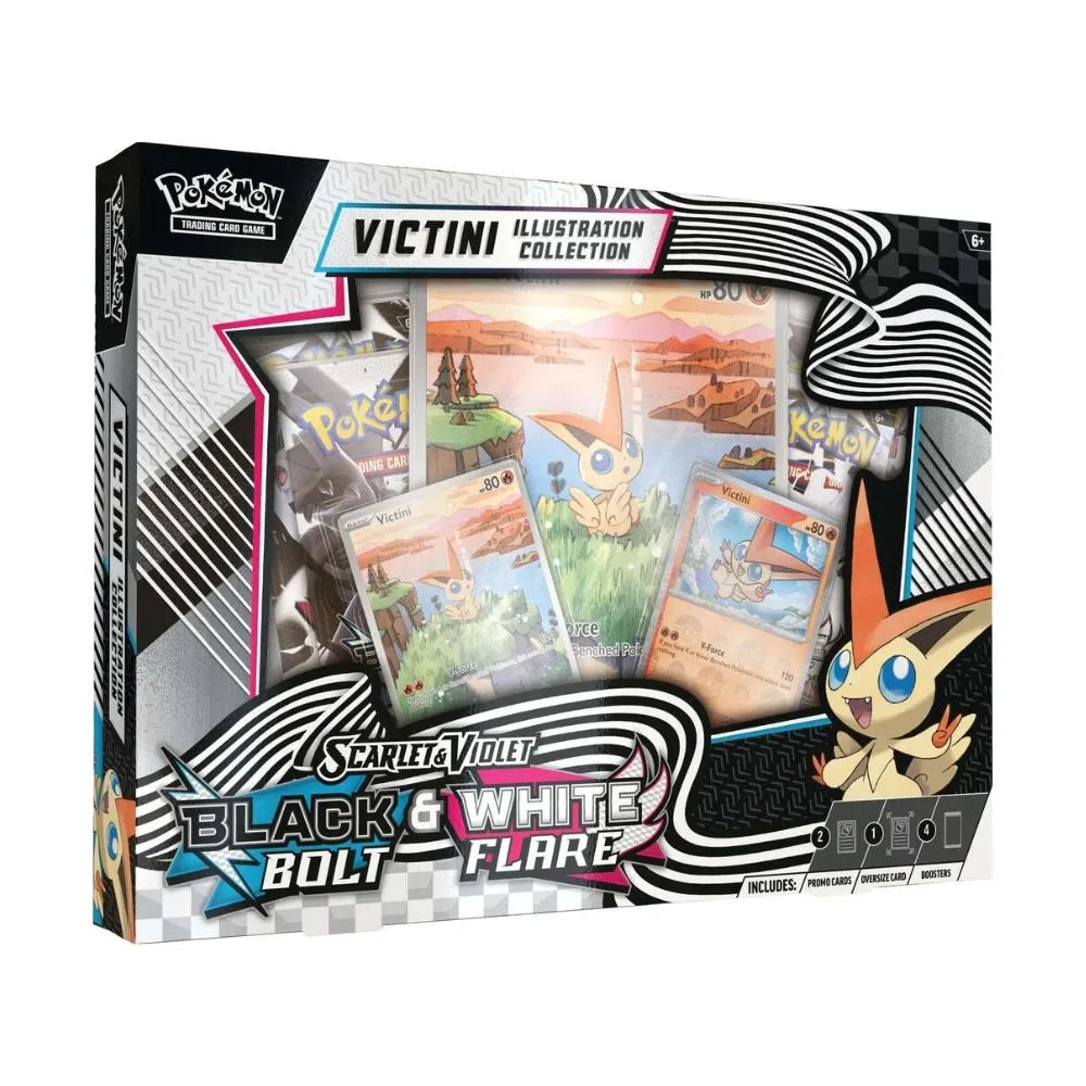 Pokémon TCG: Scarlet & Violet Black Bolt & White Flare Victini Illustration Collection