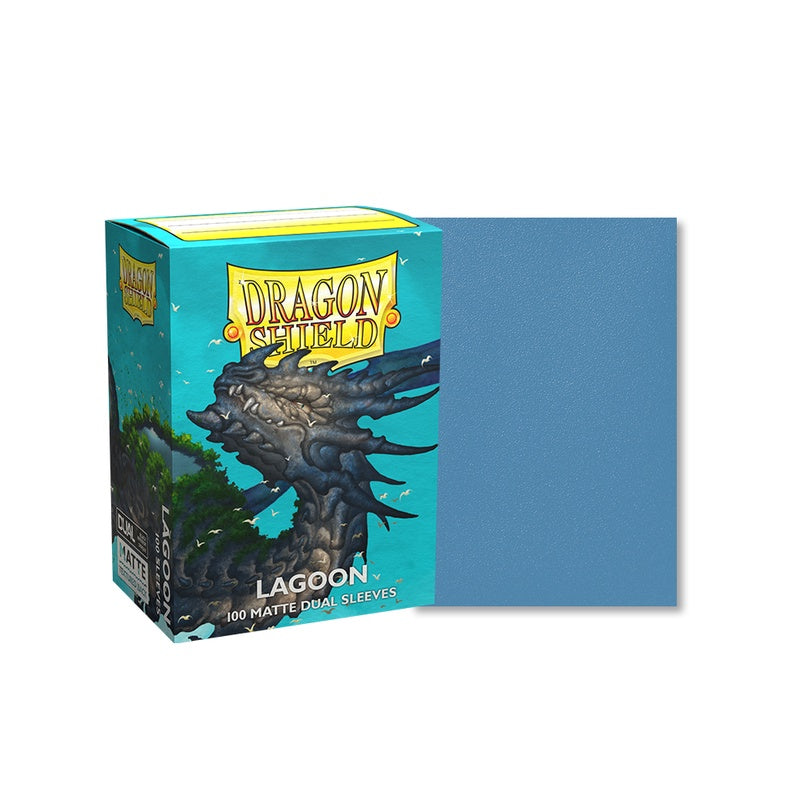Dragon Shield 100 - Standard Deck Protector Sleeves - Lagoon Dual Matte
