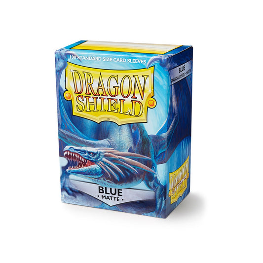 Dragon Shield 100 - Standard Deck Protector Sleeves - Matte Blue