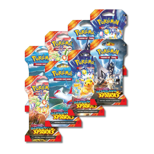 Pokemon Scarlet & Violet SV08 Surging Sparks Sleeved Booster