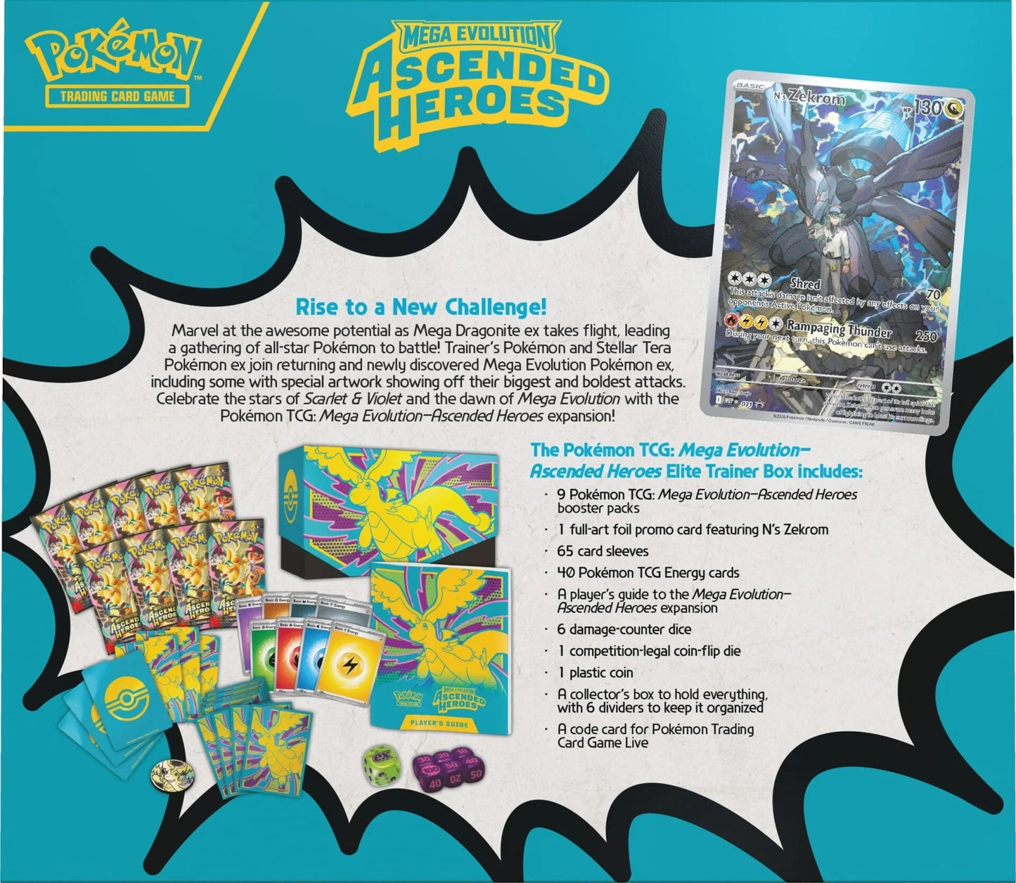 Pokémon TCG: Mega Evolution-Ascended Heroes Elite Trainer Box