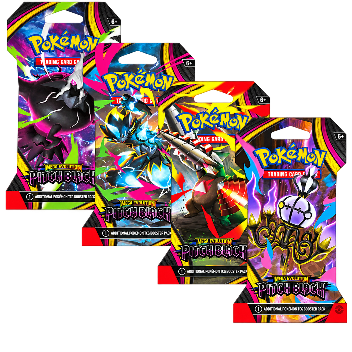 [ME05] Pokemon Pitch Black Sleeved Booster Packs