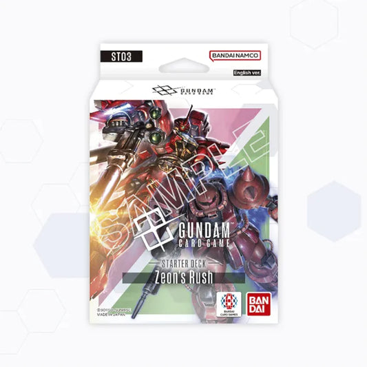 Gundam Card Game Starter Deck Zeon's Rush【ST03】Japanese