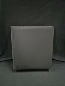Engarde - 3 x 3 Toploader Pocket Premium Leather Binder (Black)