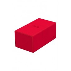 Ultimate Guard 200+ Xenoskin Twin Flip n Tray Deck Case Box (Red)