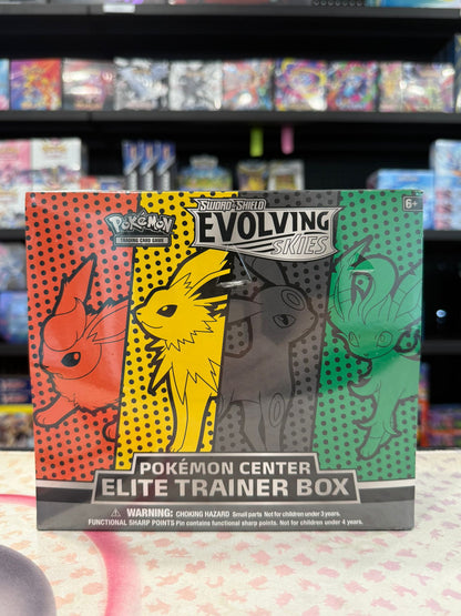 Pokemon SS7 Evolving Skies pokemon center Elite Trainer Box (Damaged)