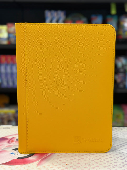 Engarde - 3x3  Pocket Premium Leather Binder (Yellow)