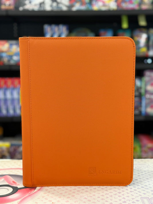 Engarde - 3x3  Pocket Premium Leather Binder (Orange)