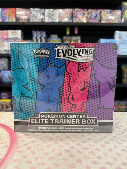 Pokemon SS7 Evolving Skies pokemon center Elite Trainer Box (damaged)