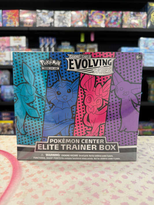 Pokemon SS7 Evolving Skies pokemon center Elite Trainer Box (damaged)