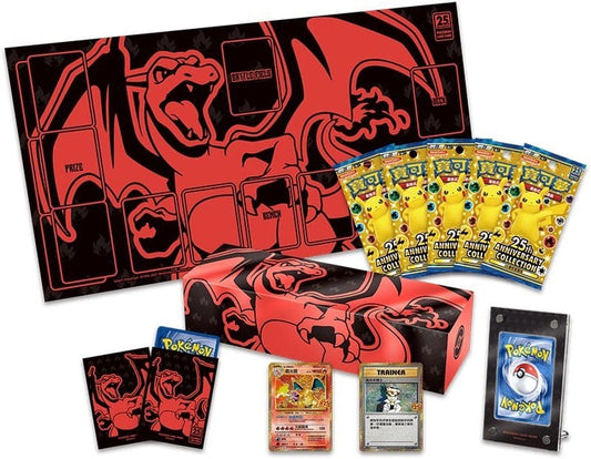 Pokemon TCG Chinese Sword & Shield Celebrations 25th Anniversary (s8a) Charizard Collection Box