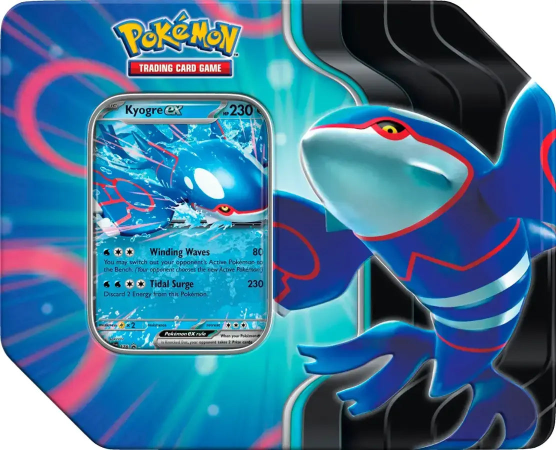 Pokemon TCG Azure Legend Ex Tin (Kyogre)