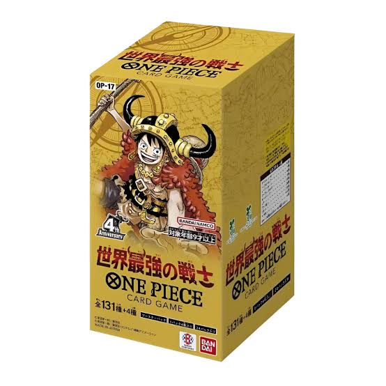 [OP-17] ONE PIECE CARD GAME -The World's Strongest Warriors Booster Box