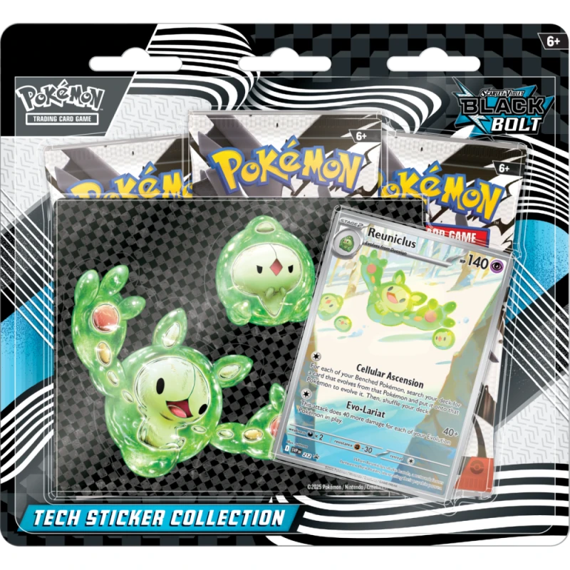Pokémon TCG: Scarlet & Violet—Black Bolt Tech Sticker Collection